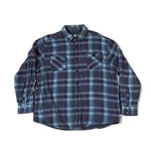 |Dakota Grizzly| Thermal Lined Plaid Flannel Longsleeved Snap Mens XXL Workwear